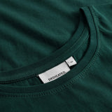 DEDICATED Visby base t-shirt dark green pine women