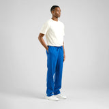 DEDICATED Klitmoeller linen pants limoges blue men