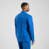 DEDICATED Rute linen shirt limoges blue men