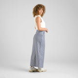 DEDICATED Finsta skirt work stripe blue women