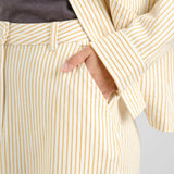 DEDICATED Finsta skirt work stripe yellow women