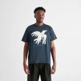 DEDICATED Stockholm the phoenix bird t-shirt navy men