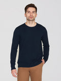 KCA 1080067 Vagn regular crew neck jumper 1001 total eclipse men