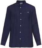 KCA 1090011 Regular linen shirt 1450 total eclipse men