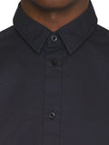 KCA 1090073 Alf regular crispy cotton shirt 1300 black jet men