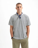 KUYICHI Liam striped t-shirt woodland grey off white men