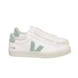 VEJA Campo chromefree leather extra white matcha women