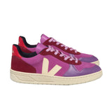 VEJA V-10 suede multico ultraviolet calcaire women