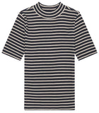 KCA 2010046 Striped rib t-shirt 8003 navy stripe women