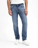 KUYICHI Jim regular slim aged indigo jeans men