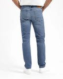 KUYICHI Jim regular slim aged indigo jeans men