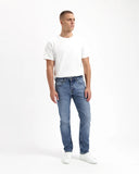 KUYICHI Jim regular slim aged indigo jeans men