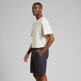 DEDICATED Nacka canvas chino shorts phantom black men