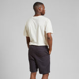 DEDICATED Nacka canvas chino shorts phantom black men