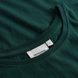 DEDICATED Visby base t-shirt dark green women