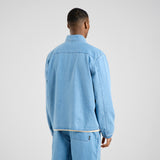 DEDICATED Torhamn denim jacket light blue men