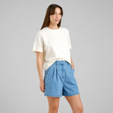 DEDICATED Djupvik denim shorts light blue women