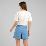 DEDICATED Djupvik denim shorts light blue women