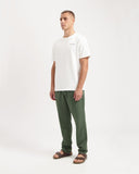 KUYICHI Tyler linen pants moss green men