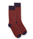 WOLVIS socks orange plum unisex