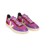 VEJA V-10 suede multico ultraviolet calcaire women