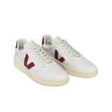 VEJA V-90 O.T. leather extra white marsala men