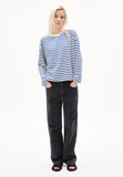 ARMEDANGELS Frankaa Maarlen stripe undyed lapis blue women