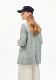 ARMEDANGELS Mikulaa striped blazer seagreen light oatmilk women