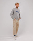 BRAVA Out of office sweatshirt grey melange men