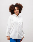 BRAVA Flannel regular blouse 3553 off white women