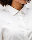 BRAVA Flannel regular blouse 3553 off white women