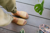 MOHINDERS Woven sandal honey natural women