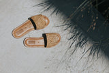 MOHINDERS Woven sandal honey natural women