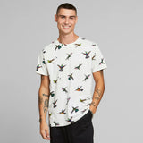 DEDICATED Stockholm hummingbirds t-shirt off white men