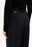 ARMEDANGELS Kaayua pinstripe trousers night sky white women