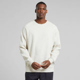 DEDICATED Malmoe Base sweatshirt oat white men