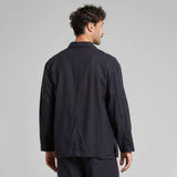 DEDICATED Hornstull linen blazer phantom black men