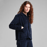 DEDICATED Stiby jacket corduroy navy women