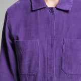 DEDICATED Docksta overall corduroy picasso purple women