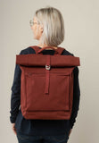 MELAWEAR Amar backpack burgundy red unisex