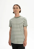 MELAWEAR Avan stripes t-shirt thyme men