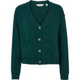 BASIC APPAREL Lise pocket cardigan rain forest women