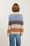 BASIC APPAREL Caterina sweater blue grey brown women