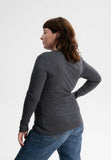 MELAWEAR Dhivya longsleeve anthracite blend women