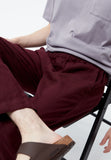 GIVN BERLIN Eric linen trousers burgundy men