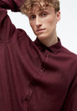 GIVN BERLIN GBJohn linen shirt burgundy men