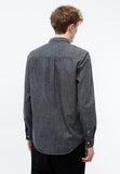 GIVN BERLIN Devis denim shirt washed black men