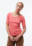 GIVN BERLIN Anais rib top sunset coral women