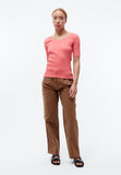 GIVN BERLIN Anais rib top sunset coral women