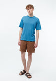 GIVN BERLIN GBLasse linen t-shirt gentle blue men